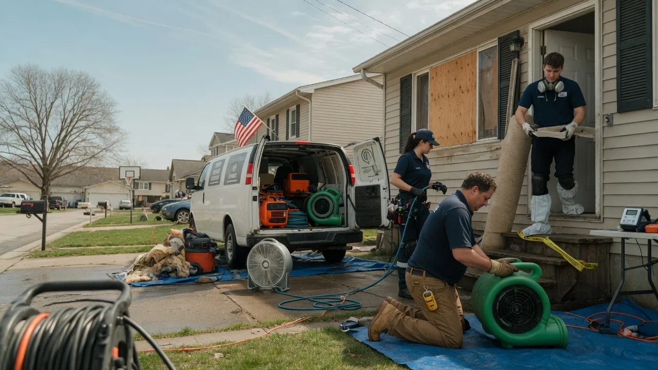 Water Damage Restoration in West Unity, OH near me